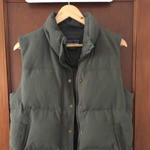 Gray Patagonia Puffer Vest